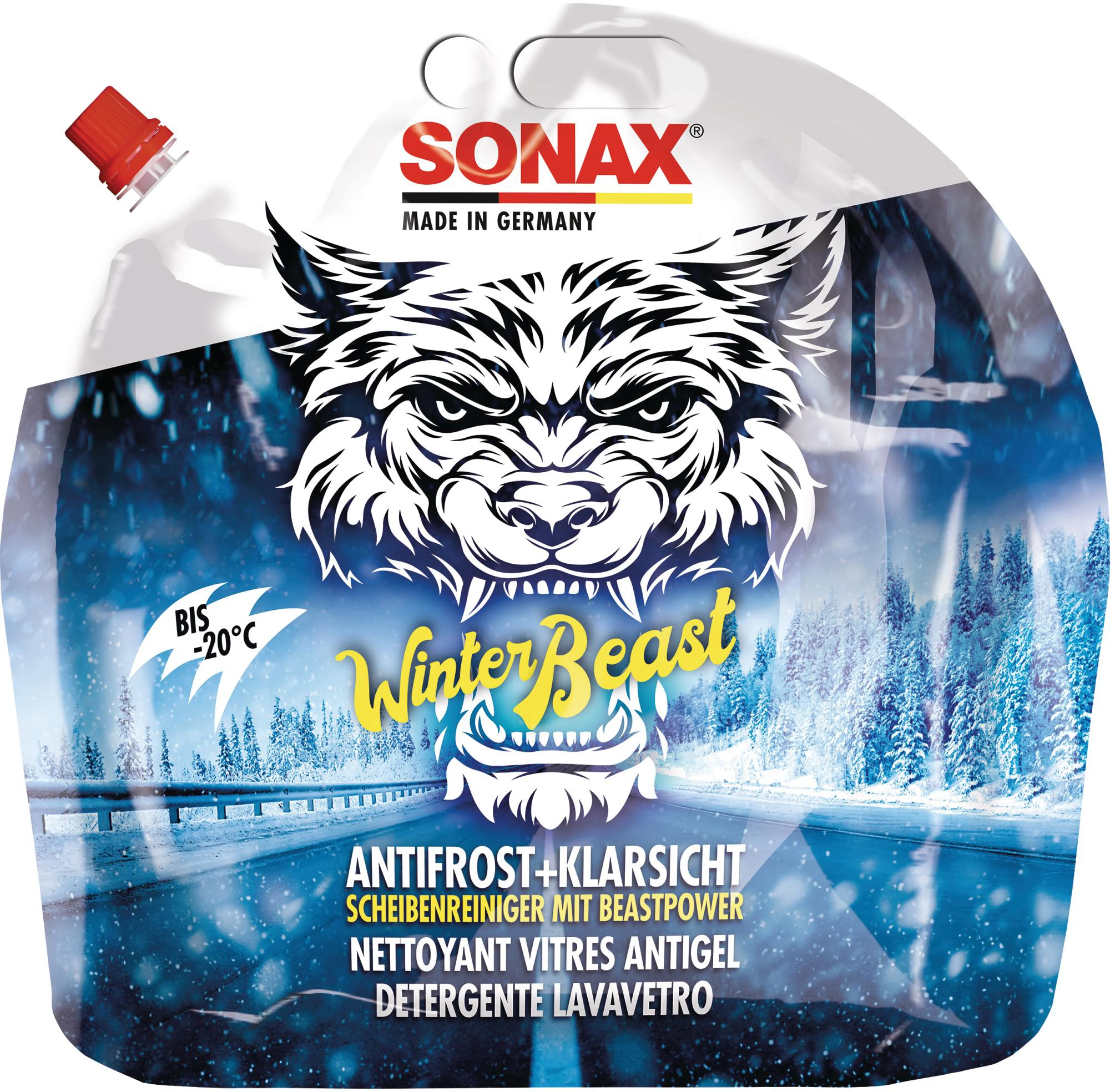 SONAX AntiFrost & KlarSicht Scheiben-Frostschutz Konzentrat, 5L (03325050)  Elektroshop Wagner